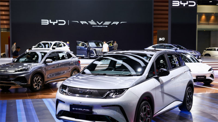 Chinese Tesla rival BYD and Uber strike EV deal