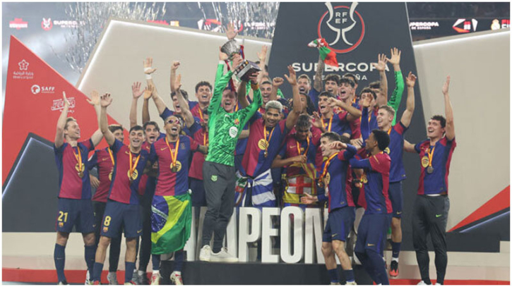 Barcelona smash Real Madrid to win Spanish Super Cup