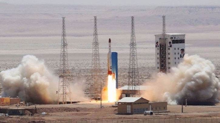 Iran launches three satellites into orbit