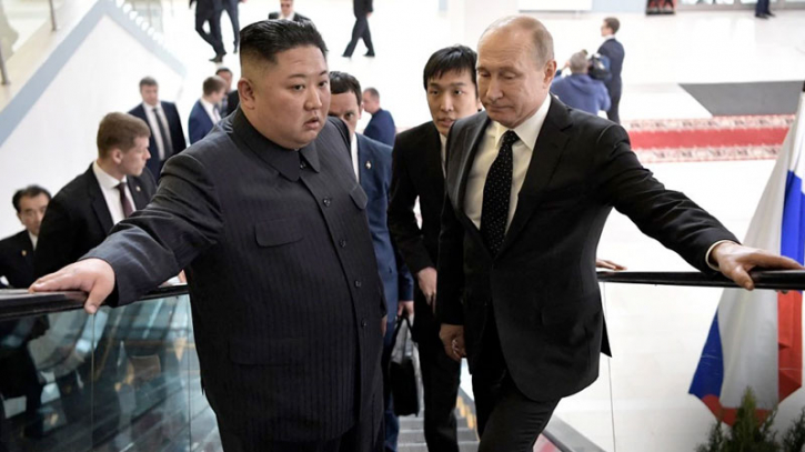 Kim Jong Un in Russia amid US warnings not to sell arms