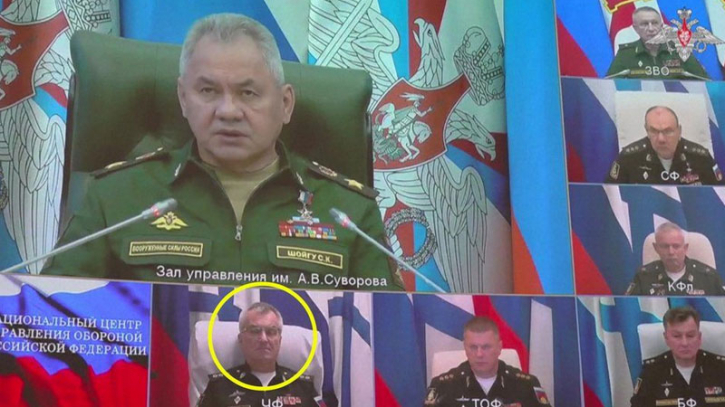 Russian Black Sea fleet commander seen alive and well, debunking media reports