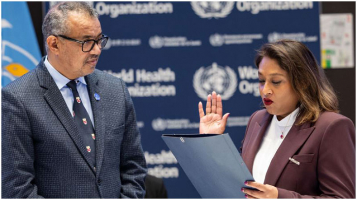 Saima appointed WHO Regional Director, WHO DG congratulates