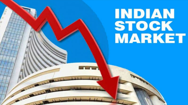 India shares see biggest fall for over 4 years