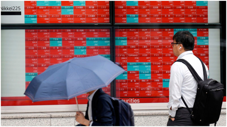 Asia stocks mostly down after Wall St losses